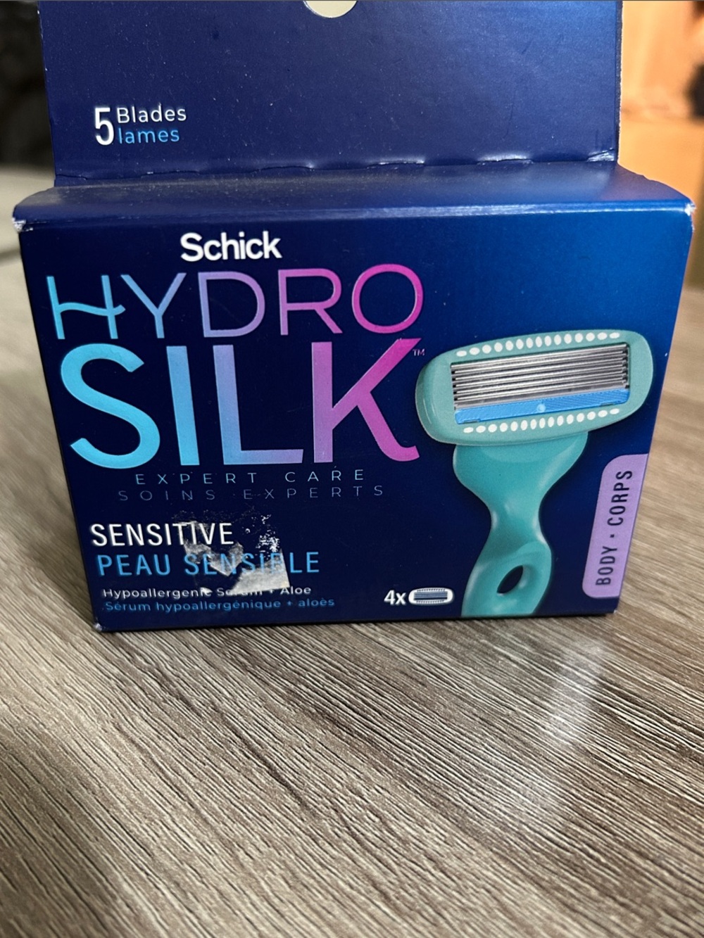 Schick Hydro Silk Sensitive Body Razor Cartridges - Teal